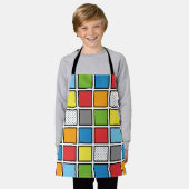 Comic Book Style Squares Schürze (Getragen)