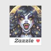 Comic Book Style Vampire Halloween-Party