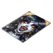 Comic Book Style Vampire Halloween-Party Notizblock (Linke Seite)