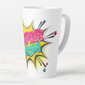 Comic Book Super Mama Latte Tasse (Rechte Ecke)