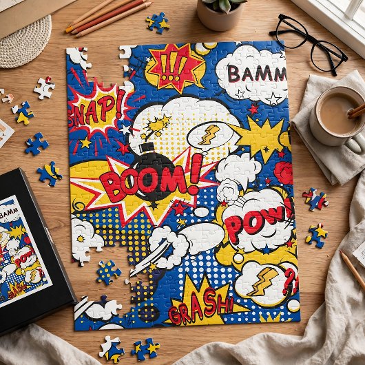 Comic-Book-Superheld Puzzle