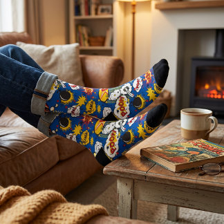 Comic-Book-Superheld Socken