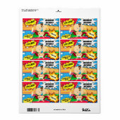 Comic Book Superhero Geburtserklärung (Vorne)