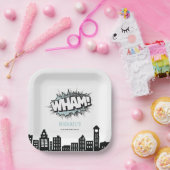 Comic Book Superhero Geburtstag Pappteller (Party)