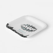 Comic Book Superhero Geburtstag Pappteller (Gewinkelt)