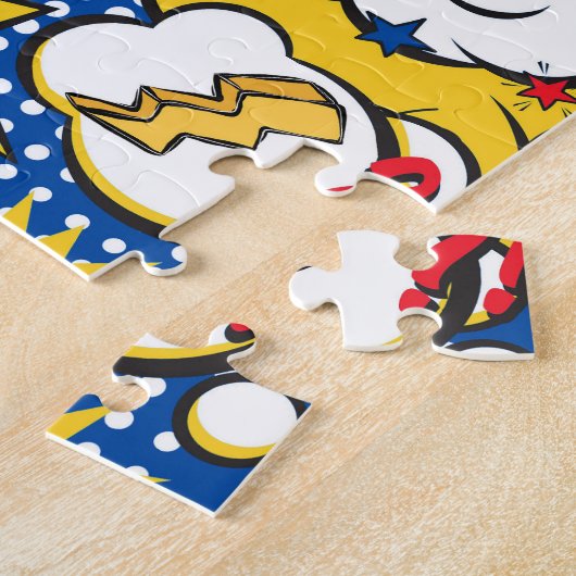 Comic Book Superhero  Puzzle (Seite)