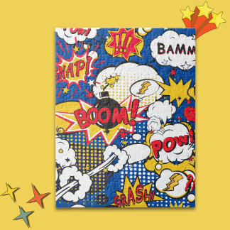 Comic Book Superhero  Puzzle