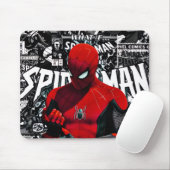 Comic-Book-Web-Held-Maustastaturpad - Rot maskiert Mousepad (Mit Mouse)