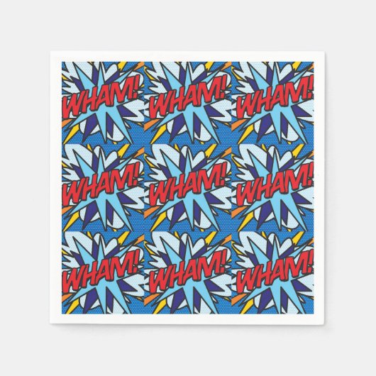 Comic Book WHAM Serviette (Vorderseite)