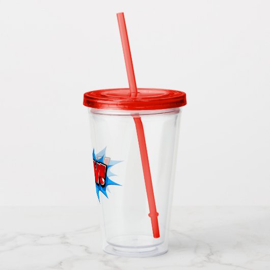 Comic Book WOW! Acryltrinkbecher (Links)