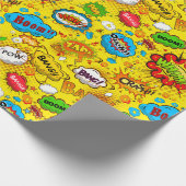 Comic Book Wrapping Paper Geschenkpapier (Ecke)