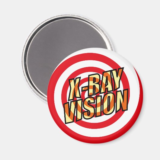 Comic Book X-RAY VISION Magnet (Vorderseite/Rückseite)