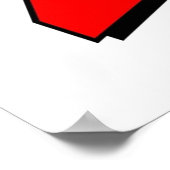 Comic Book Zap Poster (Ecke)