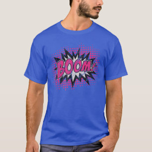 Comic Boom Bang Pow Kaboom Explosion Sprechblase T-Shirt