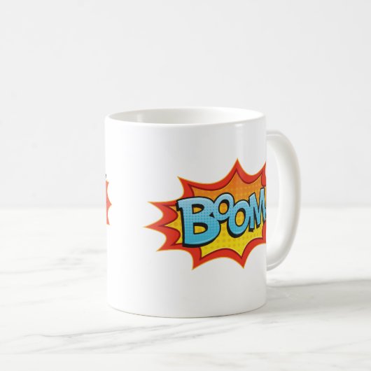 Comic Boom! Kaffeetasse (VorderseiteRechts)