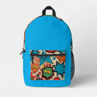 Comic-Bubbles-Druck-Cut-Sew-Tasche