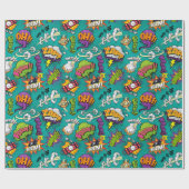 Comic Bubbles Geschenkpapier (Flach)