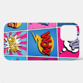 Comic Bubbles Set. Ausdrücke Bom, Cool, Pow, Oop Case-Mate iPhone Hülle (Rückseite (Horizontal))