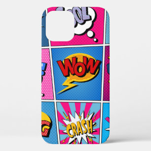 Comic Bubbles Set. Ausdrücke Bom, Cool, Pow, Oop Case-Mate iPhone Hülle