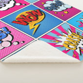 Comic Bubbles Set. Ausdrücke Bom, Cool, Pow, Oop Sherpadecke (3/4)
