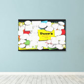 COMIC-BUCH Bar Bat Mitzvah Anmeldung bei Memory Bo Leinwanddruck (Insitu (Holzboden))