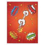 Comic Buch Exclamations Red Tischdecke (Vorderseite)