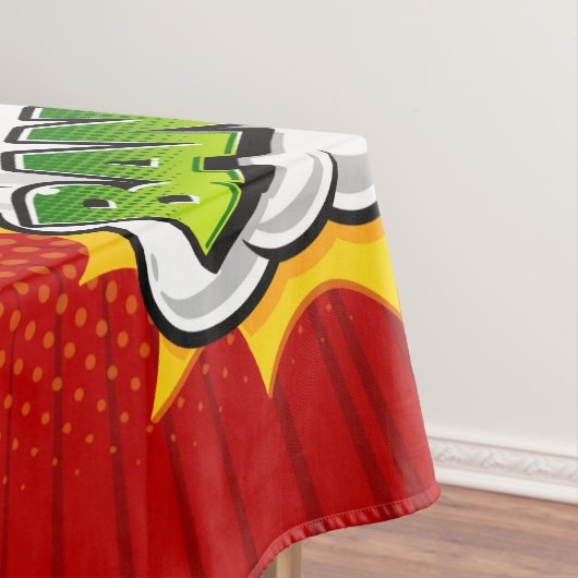 Comic Buch Exclamations Red Tischdecke (Beispiel)