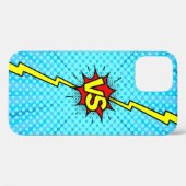 Comic-Buch gegen Hintergrund, klassische Pop-Kunst Case-Mate iPhone Hülle (Rückseite (Horizontal))