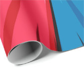 Comic-Buch gegen Hintergrund, klassische Pop-Kunst Geschenkpapier (Rolleneckpunkt)