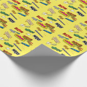 Comic-Buch Geschenkpapier (Ecke)