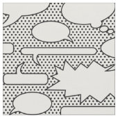 Comic-Buch-Gesprächs-Blasen-Gewebe Stoff (Nahaufnahme)