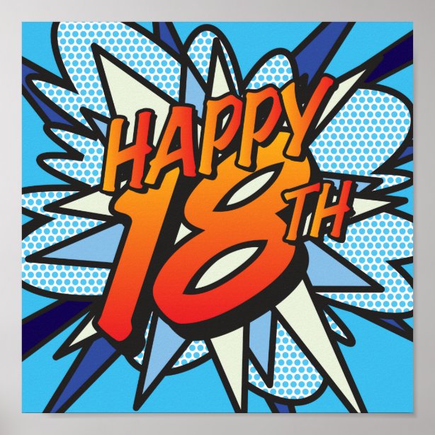 Folienbanner Zum 18. Geburtstag – Pink, Holografisch, 3,9 M Lang, Für Innen & Außen