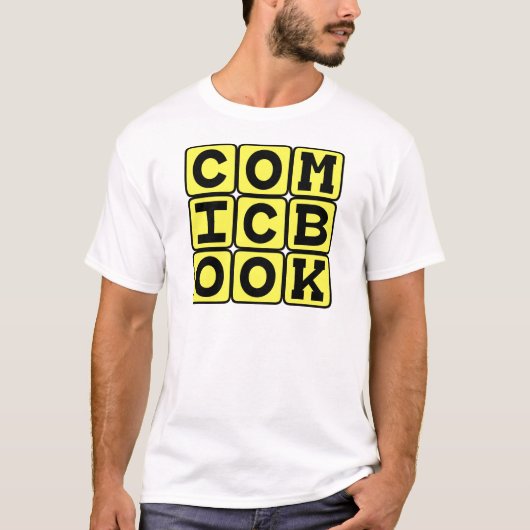 Comic Buch, Grafik T-Shirt (Vorderseite)
