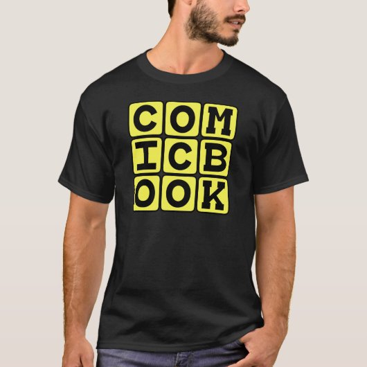 Comic Buch, Grafik T-Shirt (Vorderseite)