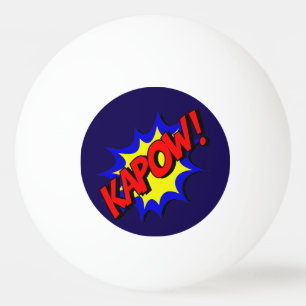 Comic Buch Kapow! Erklärung Tischtennisball