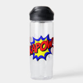 Comic Buch Kapow! Trinkflasche (Rückseite)