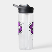 Comic Buch Kunst OMG Ausruf Personalisiert Trinkflasche (Rechts)