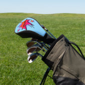 Comic Buch personalisierter Name Einzigartiger Gol Golf Headcover (In SItu)