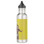 Comic Buch Pop Art Retro Funny Text Edelstahlflasche (Rechts)