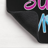 Comic Buch Pop Art Superhero Mama Muttertag Mousepad (Ecke)