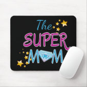 Comic Buch Pop Art Superhero Mama Muttertag Mousepad (Mit Mouse)