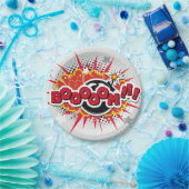 Comic Buch Pop Kunst Boom Explosion Pappteller (Party)
