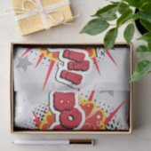 Comic Buch Pop Kunst Boom Explosion Seidenpapier (Geschenk)