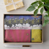 Comic Buch Pop Kunst Geburtstagsparty Seidenpapier (Geschenk)