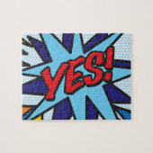 Comic Buch Pop Kunst JA Puzzle (Horizontal)