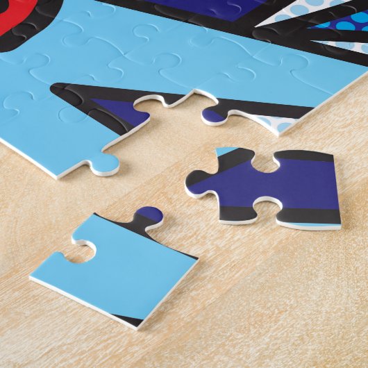 Comic Buch Pop Kunst JA Puzzle (Seite)