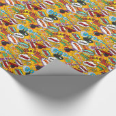 Comic Buch Pop Kunstausbrüche Geschenkpapier (Ecke)