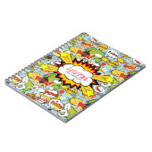 Comic-Buch-Redewendungens-Notizbuch Notizblock (Linke Seite)