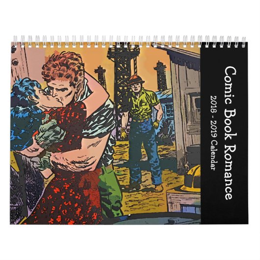 Comic-Buch-Romance Kalender 2018 (Titelbild)