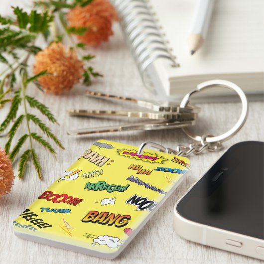 Comic-Buch Schlüsselanhänger (Vorderseite rechts)